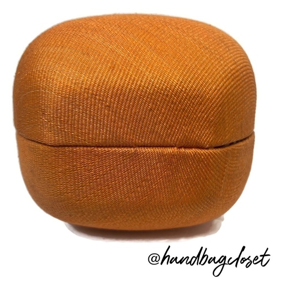 Kate Spade Orange Fruit Spice Things Up Novelty Straw Crossbody Purse Handbag - Picture 7 of 16